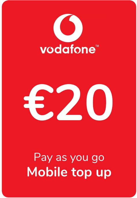 vodafone ireland top up online